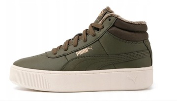 Buty PUMA VIKKY STACKED MID WTR zimowe KHAKI 37