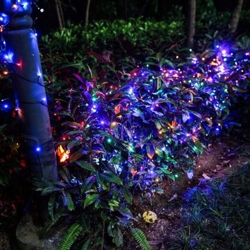 Lampki ŚWIATEŁKA na choinkę 500 LED KOLOROWE ZEWNĘTRZNE WEWNĘTRZNE