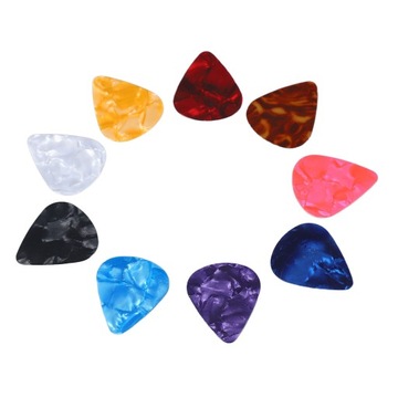 60 шт. Красочные целлулоидные медиаторы для гитары.