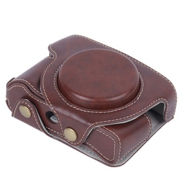 PU Etui Pokrowiec do FujiFilm Instax SQ6 Brązowy