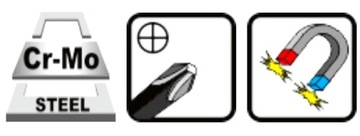 ОТВЕРТКА RICHMANN ОДИНАРНАЯ CR-MO PH1x300