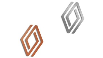 Наклейка RENAULT новый логотип разных цветов!
