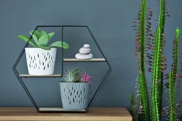 ПЕСОЧНЫЙ КРУГЛЫЙ ЦВЕТОЧНЫЙ ГОРШОК DSR130 КРЕМОВЫЙ + ВСТАВКА