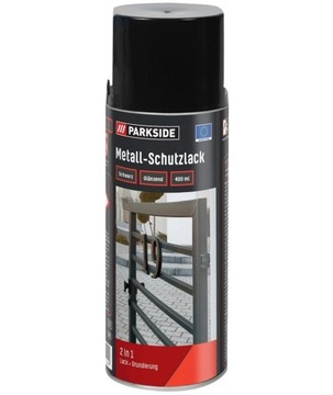 PARKSIDE | Lakier do metalu w sprayu czarny 400ml