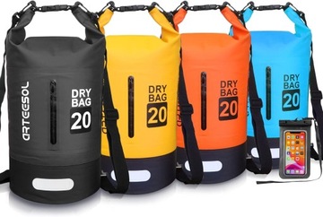WODOCZCZELNY WOREK TORBA ARTEESOL DRY BAG 10L DO WODY KAJAK + ETUI TELEFON