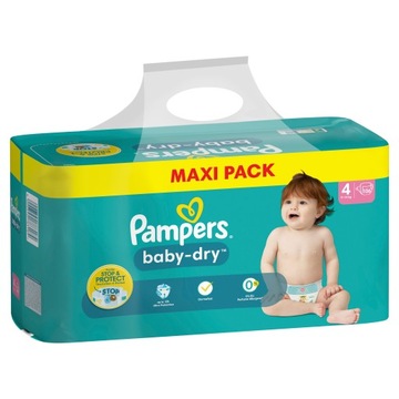 Pieluszki Pieluchy Pampers Active Baby dry 4 106 szt.