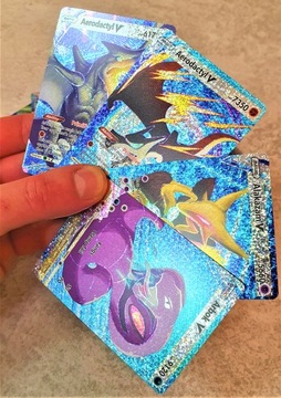 КАРТОЧКИ POKEMON DIAMOND блестящие разноцветные 10 шт.