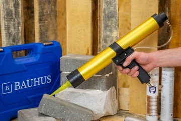 ПНЕВМАТИЧЕСКИЙ СКРЕПЕР Силиконовый пистолет 600мл + 6 насадок