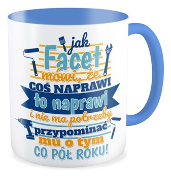 Kubek Zabawny prezent Jak FACET mówi, że naprawi