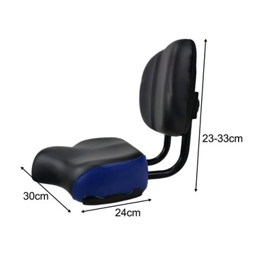 Siodełko siodełka do roweru treningowego Niebieskie