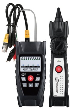 SZUKACZ PAR PRZEWODÓW TESTER SIECI WIRE TRACKER ODBIORNIK ZŁĄCZA RJ45 RJ11