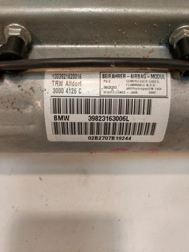 ПОДУШКА БЕЗОПАСНОСТИ ПАССАЖИРА BMW E39