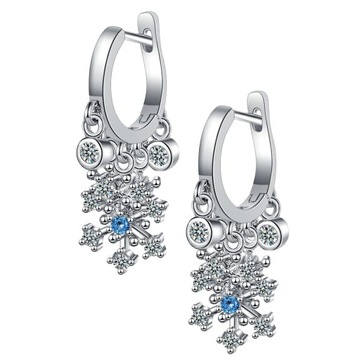 KOLCZYKI WTYKOWE ARETES PARA MUJER DIAMENTOWE