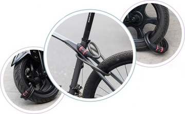 Велосипедный замок с кодом ROCKBROS 120см RKS507-BK