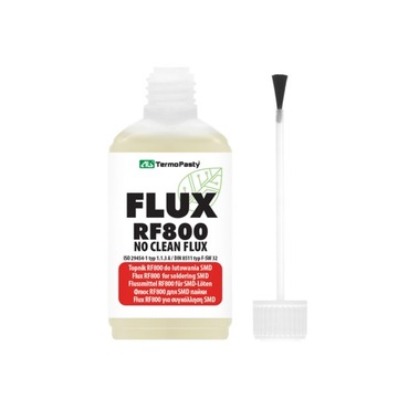 FLUX RF800 Флюс 50мл ДЛЯ SMD ПАЙКИ С ЩЕТКОЙ TECHREBAL