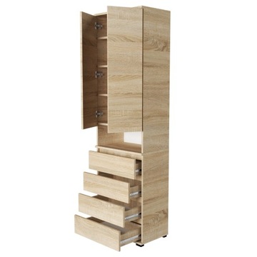 Szafka szafa wysoka supra VINI 60x36x202D1-SO