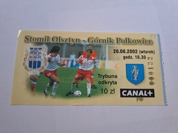 STOMIL OLSZTYN - GÓRNIK POLKOWICE 20-08-2002