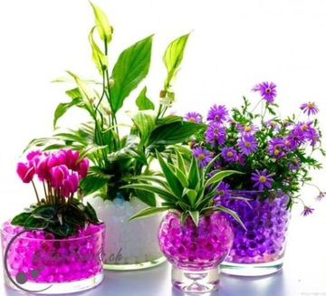 Гидрогель КРИСТАЛЛ искусственная ЗЕМЛЯ 6 цветов