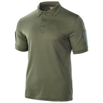 Koszulka polo polówka termoaktywna męska Magnum Polo II - Bronze Green 3XL