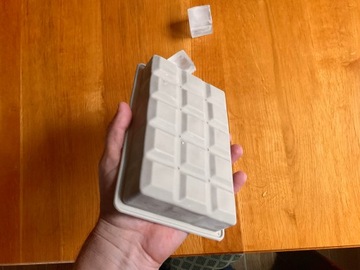 СИЛИКОНОВАЯ форма для больших кубиков льда CUBICAL Mold 3см FLEXIBLE HIT