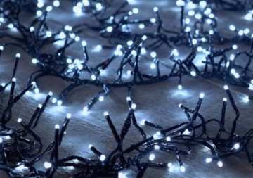 ХОЛОДНЫЕ БЕЛЫЕ РОЖДЕСТВЕНСКИЕ ОГНИ 100 светодиодных рождественских украшений Рождественская елка