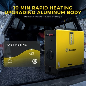 Стояночный обогреватель 8 кВт 12/24 В Масляный обогреватель Webasto с ЖК-дисплеем