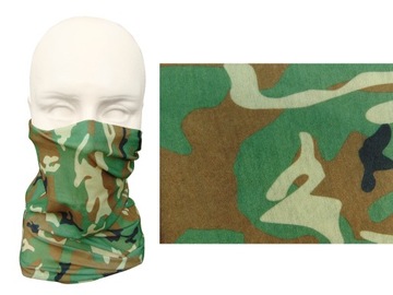 KOMIN CHUSTA TAKTYCZNA WIELOFUNKCYJNA WOODLAND