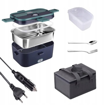 ELEKTRYCZNY POJEMNIK NA LUNCH DO SAMOCHODU I BIURO