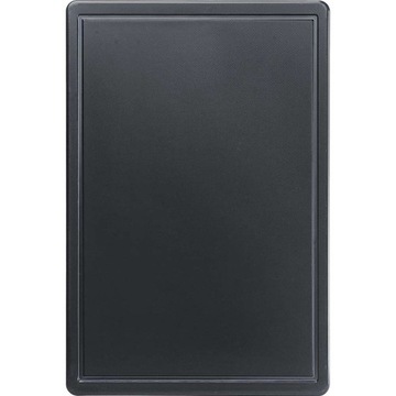 Deska do krojenia czarna 600x400 Stalgast 341637