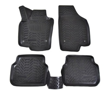 VW TIGUAN 2007-15 DYWANIKI GUMOWE KORYTKA