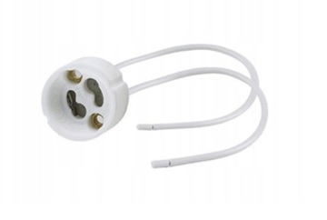 Oprawka żarówki porcelanowa GU10 LED/HALOGEN