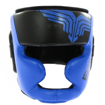BELTOR SPARINGOWY KASK BOKSERSKI TRENINGOWY OCHRANIACZ XL SKÓRA NATURALNA