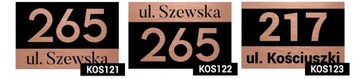 ТАБЛИЧКА АДРЕСНАЯ ДОСКА ДИБОНД МЕДЬ 32х21 узор