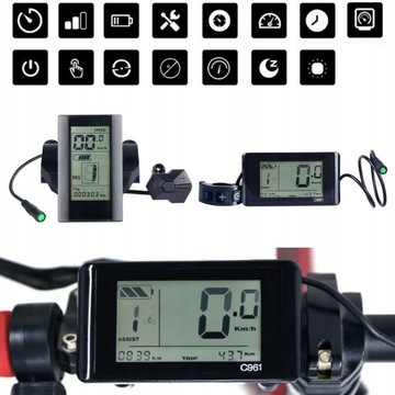 РУЧКА ДЛЯ ВЕЛОСИПЕДНОЙ СЧЕТКИ С ЖК-дисплеем C961