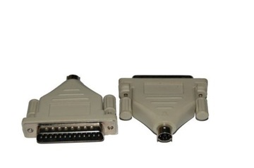 Adapter wtyk DB25/wtyk PS2