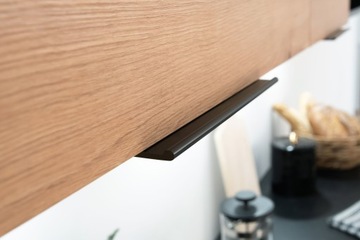 Комплект кухонной мебели 240 см Дуб Артизан/Черный STILA кухонная мебель