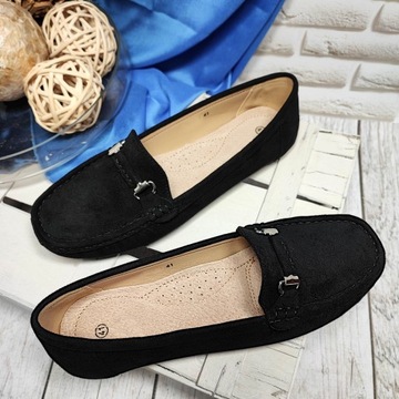 ЖЕНСКИЕ МОКАСИНЫ БОЛЬШОГО РАЗМЕРА, КОЖАНАЯ СТЕЛКА 41