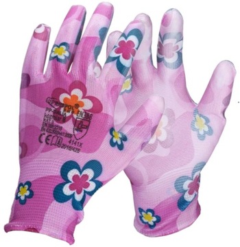 RĘKAWICE OGRODOWE RĘKAWICZKI DAMSKIE OCHRONNE