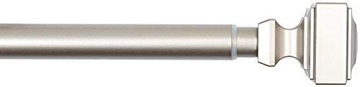 AMAZON SREBRNY KARNISZ METALOWY REGULOWANY 90-180 CM