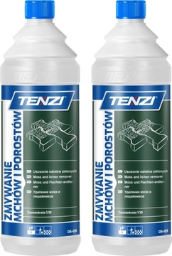 TENZI ZMYWANIE MCHÓW POROSTÓW Preparat do czyszczenia kostki brukowej 2x1L