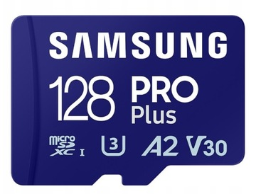 КАРТА ПАМЯТИ SAMSUNG microSDXC 128 ГБ PRO PLUS + АДАПТЕР
