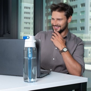 Бутылка с фильтром для синей воды Dafi SOLID 0,7 л.