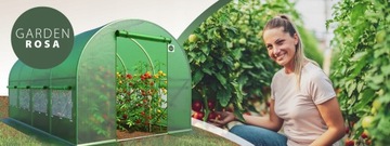 ТУННЕЛЬ ИЗ ФОЛЬГИ 6м2 САДОВАЯ ТЕПЛИЦА УФ-ФИЛЬТР 2х3м