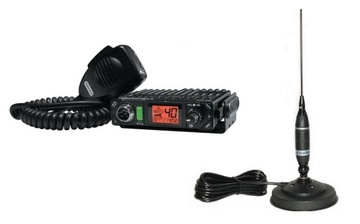 MAŁE RADIO CB PRESIDENT BILL II ASC + ANTENA MAGNETYCZNA SIRIO OMEGA 27 MAG