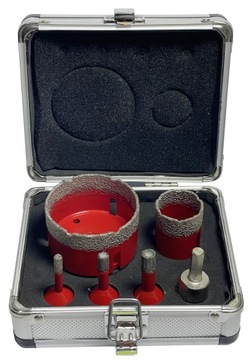 НАБОР КОРОНОЧНЫХ ПИЛОВ, АЛМАЗНЫЕ СВЕРЛА СВЕРЛО ДЛЯ КАМНЯ STONE 6-68