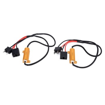 Светодиодный декодер H7, 2 шт., резистор вспышки 50 Вт, 6 Ом