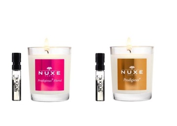 NUXE PARIS ŚWIECZKI + PERFUMY - PREZENT - NOWE