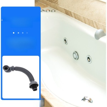 ПРОСТАЯ ДИЗАЙН СЛИВНАЯ ТРУБА ГИБКИЙ ШЛАНГ ДЛЯ ВАННОЙ КОМНАТЫ