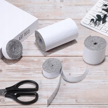 Фетровые подушечки, мебельные ножки, клейкая лента, посуда, 4 рулона