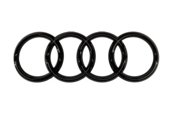 AUDI ЗНАЧОК ЭМБЛЕМА ЧЕРНЫЙ ПЕРЕДНИЙ S3 S5 RS4 RS5